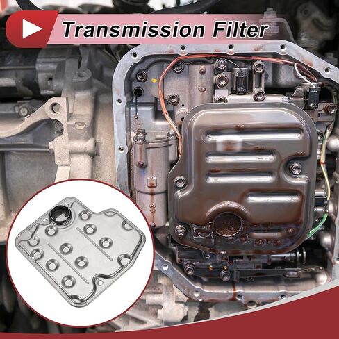 1Pcs Transmission Filter for Lexus ES300 2002-2003 Engine Automatic Transmission Oil Filter No.3533033040 Silver Tone Metal in Kuwait