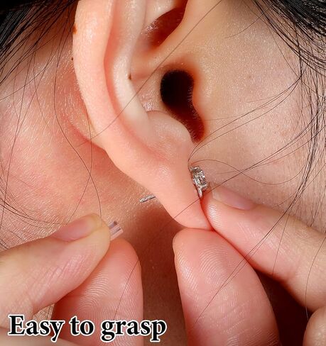 200PCS Clear Earring Backs Rubber, Rubber Earring Backs Soft Clear for Studs, Posts & Hoop Earrings (0.14 * 0.12 Inch 3x3.5 Mm) in Kuwait