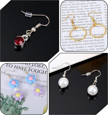 200PCS Clear Earring Backs Rubber, Rubber Earring Backs Soft Clear for Studs, Posts & Hoop Earrings (0.14 * 0.12 Inch 3x3.5 Mm) in Kuwait