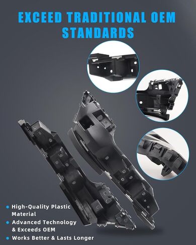 Headlight Mounting Grille Support Front Driver & Passenger Side for F'1'5'0 2015 2016 2017, Front Headlight Mounting Reinforcement Replace FL3Z17C947E FO1043157, 1 Pair in Saudi Arabia