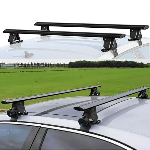 Without Roof Rail Rack Lockable Roof Rack Cross Bars Fit for Dodge Durango 2011-2024 2025 Crossbars Rooftop Luggage Cargo Carrier in Saudi Arabia