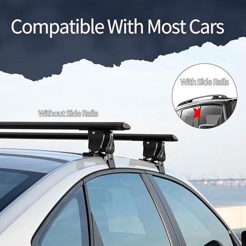 Without Roof Rail Rack Lockable Roof Rack Cross Bars Fit for Dodge Durango 2011-2024 2025 Crossbars Rooftop Luggage Cargo Carrier in Saudi Arabia