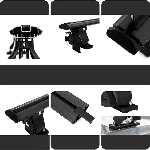 Without Roof Rail Rack Lockable Roof Rack Cross Bars Fit for Dodge Durango 2011-2024 2025 Crossbars Rooftop Luggage Cargo Carrier in Saudi Arabia