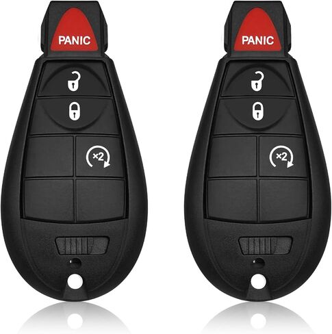 2 Keylessbest Replacement for 2013 2014 2015 2016 2017 2018 2019 2020 2021 2022 2023 2024 Dodge Ram 1500 Classic RAM 2500 3500 4500 5500 Key Fob Remote Control GQ4-53T 4 Buttons 433MHz in Kuwait