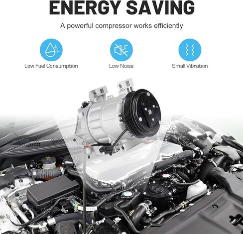 ILONPA New AC Air Conditioning Compressor with Clutch and Component Kit for Nissan Altima (Only fits SL/SV Trims, NOT fit Base/S/SR Trims) 2013 2014 2015 2.5L, for KT1349 in Kuwait
