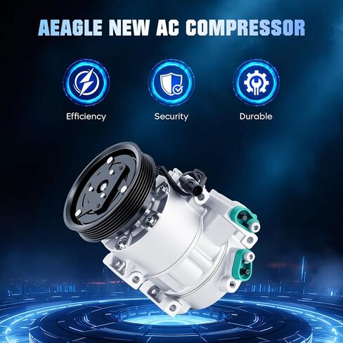 ضاغط مكيف الهواء AEagle مع قابض تكييف الهواء مناسب لسيارة Hyundai Accent 2012-2014 (بدون التحكم التلقائي في درجة الحرارة) in Kuwait
