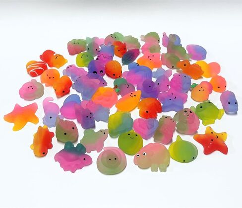 12 Pack Random Delivery Gradient Color Series Mochi Squishy,Kids Birthday Gift,Party Favors,Classroom prizes,Goody Bag Stuffers (12) in Saudi Arabia
