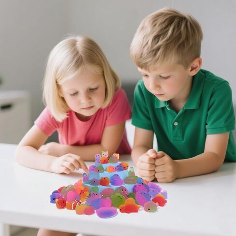 12 Pack Random Delivery Gradient Color Series Mochi Squishy,Kids Birthday Gift,Party Favors,Classroom prizes,Goody Bag Stuffers (12) in Saudi Arabia