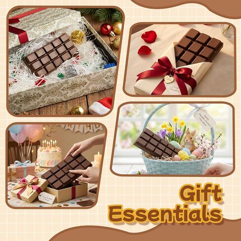 Chocolate Squishy Toy, Slow Rising Stress Relief Squeeze Fidget Toy, Soft Simulation Food Squeeze Toy for Anxiety Relief, Party Favor, Gift for Kids & Adults in Saudi Arabia