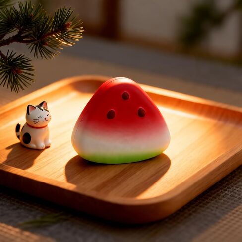 Midou Slow Rising Squishy Butter Squeeze Shape of a Watermelon Toy Sensory Stress Relief Squishies Soft & Stretchy Fidget Toys for Anxiety Relief Party Favors Stress Balls Fidget Toys 1Pcs in Saudi Arabia