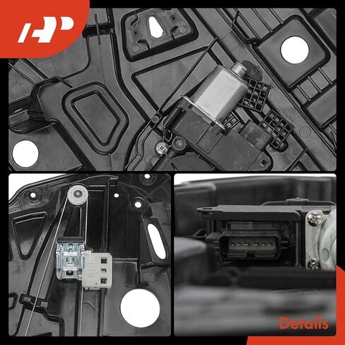 A-Premium Front Left Driver Side Power Window Regulator with 6-Blade Connector Motor Compatible with Kia Optima 2016-2020(Gas; Built in USA; with AUto-up and Down Function) in Kuwait