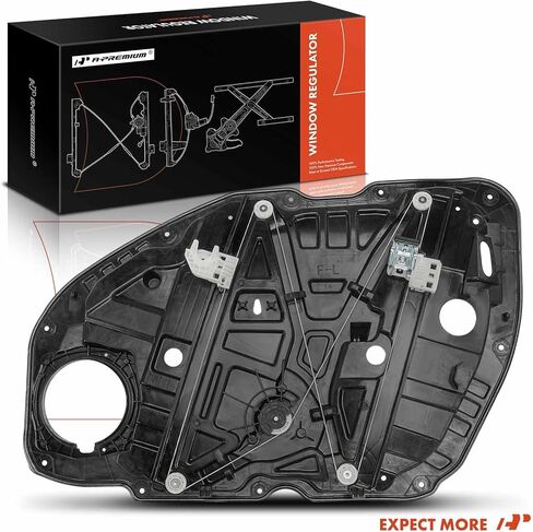 A-Premium Front Left Driver Side Power Window Regulator with 6-Blade Connector Motor Compatible with Kia Optima 2016-2020(Gas; Built in USA; with AUto-up and Down Function) in Kuwait