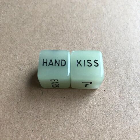 Sex Dice Set for Couples – 6-Piece Glow in The Dark Date Night Dice Game for Adults, Fun Romantic Party Game for Couples, Newlyweds, Bachelorette Party Favor, Role Play & Foreplay Dice in Saudi Arabia