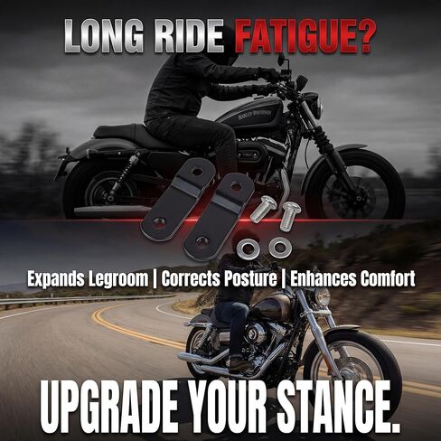2 قطعة 2 بوصة 51 مم طقم رفع خزان الغاز لدراجة نارية Harley، طقم رفع خزان Sportster للحديد 883 1200 XL1200X 48 Roadster مع زيادة مساحة الساق in Kuwait