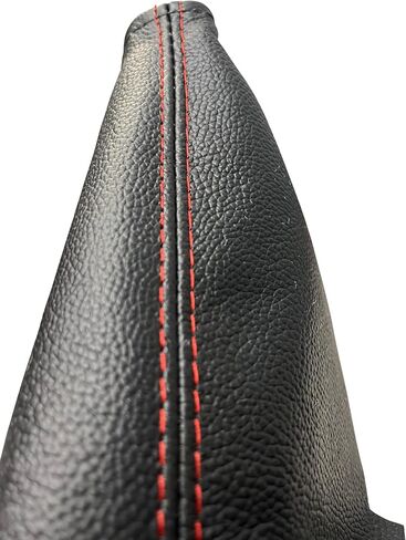 Compatible with Subaru BRZ Scion FRS, Compatible with Toyota GT86 Manual Stick Transmission Shift & eBrake Boot Cover Leather Suede Carbon Fiber (Made in USA) (Carbon Fiber (Red Stitching)) in Saudi Arabia