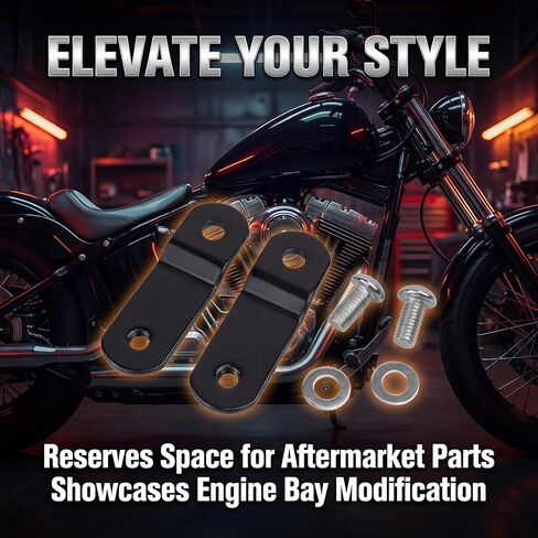 2 قطعة 2 بوصة 51 مم طقم رفع خزان الغاز لدراجة نارية Harley، طقم رفع خزان Sportster للحديد 883 1200 XL1200X 48 Roadster مع زيادة مساحة الساق in Kuwait