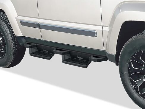 Tuxtreme Stainless Steel Pocket Steps Running Boards Side Steps Compatible with Jeep Liberty 2008-2013 (Nerf Bars Side Bars) in Kuwait