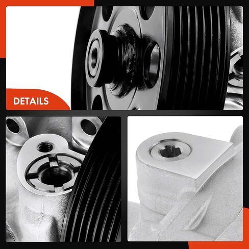 مضخة توجيه كهربائية ممتازة، مع بكرة، متوافقة مع Ford F-450 Super Duty 2011-2016، F-550 Super Duty 2011-2016، V10 6.8L، استبدال # BC3Z3A696B، 7697955173 in Kuwait