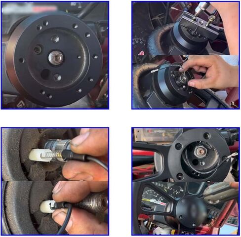 5 & 6 Hole Steering Wheel Hub Adapter Replacement Chevy 1969-1994(black) in Saudi Arabia