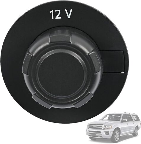 غطاء مخرج طاقة 12 فولت متوافق مع Ford Expedition 2015-2017؛ لفورد F-150 F150 2009-2014; لفورد F-250 F-350 F-450 سوبر ديوتي 2011-2016 يستبدل 9L3Z-19A487-AA 9L3Z19A487AA in Kuwait