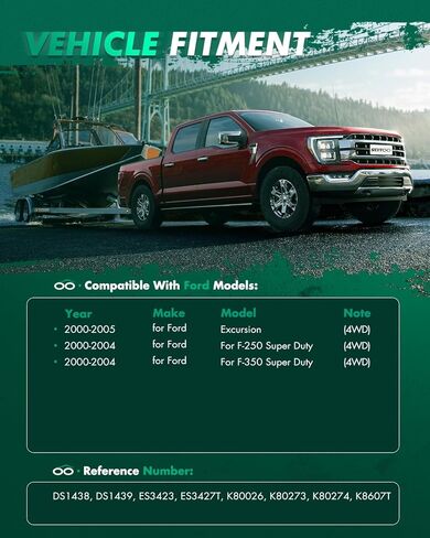طقم تعليق SCITOO 10 قطع لـ F-250 SD لرحلة F-350 SD مع أجزاء تعليق سفلية لمفاصل كروية علوية، قضيب ربط داخلي، نهاية قضيب ربط خارجي in Kuwait