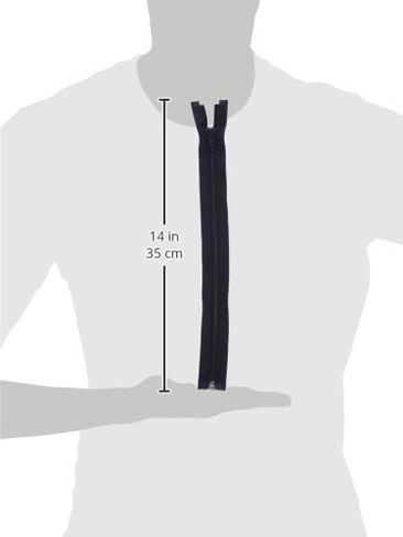 COATS&CLARK F4822-013 سحاب فصل لفائف 22 بوصة، 22 بوصة، أزرق داكن in Kuwait