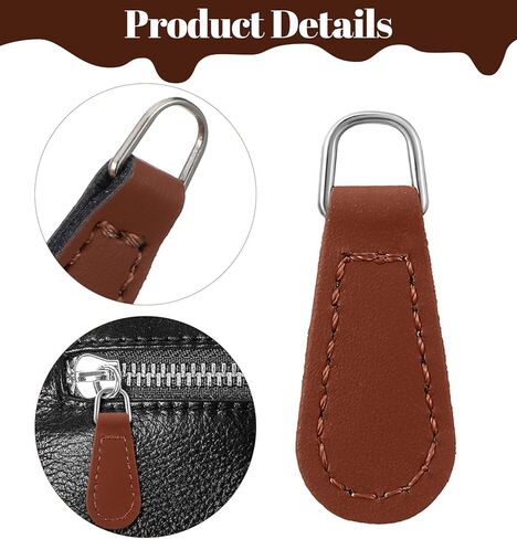 9 Pcs Purse Zipper Pull, Replacement Zipper Pull Tabs, Easy to Install Repair Extender for Jackets, Backpacks, Luggage, Wallets, Boots in Saudi Arabia