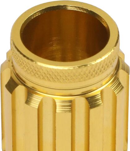 J2 Engineering 16Pcs 7075 Aluminum Open End M12 x 1.5 Lug Nuts w/4Pcs Lock Nuts & Key, Golden, Fit Conical Seat, LN-T7-002-15-GD in Kuwait