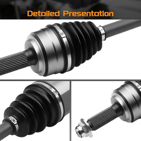 Front Right CV Axle Shaft Assembly Compatible with Honda 2012 2013 2014 2015 Pilot V6 3.5L, Passenger Side 66-4336 44305SZAA11 44305SZAA11RM 44305SZAA21 NCV21554 664336 in Kuwait
