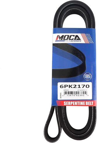 حزام اعوج MOCA 6PK2170 EPDM لفورد 03-05 اكسبلورر و01-05 رينجر لمازدا 03-07 B3000 و06-15 MX-5 لميركوري 02-04 ماونتينير in Kuwait