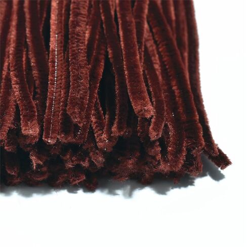 Brown Pipe Cleaners Chenille Stems(100 Pack) for DIY Art Craft Decorations Creative 12 inch in Saudi Arabia