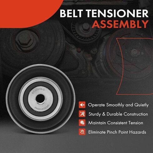 A-Premium Belt Idler Pulley Compatible with Chevrolet Cruze 2013, Sonic 2012-2013, Trax 2013, Aveo 2009-2011 & Alfa Romeo 159 2007-2008 & Fiat Stilo 2007 & Pontiac G3 Wave 2009 & Saturn Astra in Kuwait