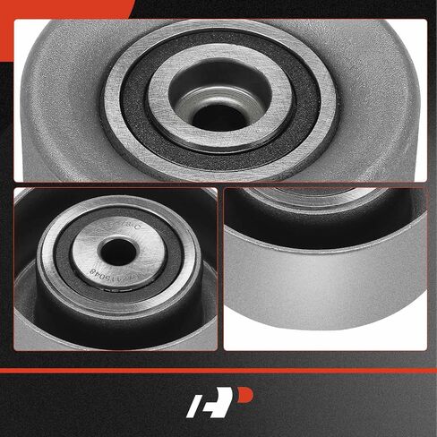A-Premium Belt Idler Pulley Compatible with Chevrolet Cruze 2013, Sonic 2012-2013, Trax 2013, Aveo 2009-2011 & Alfa Romeo 159 2007-2008 & Fiat Stilo 2007 & Pontiac G3 Wave 2009 & Saturn Astra in Kuwait