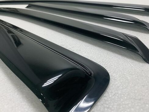 Smoke Tinted Window Visor Sun Rain Vent Guard Shade Deflector Compatible with Dodge Ram 1500 Extended/Quad Cab 2009-2018 in Saudi Arabia
