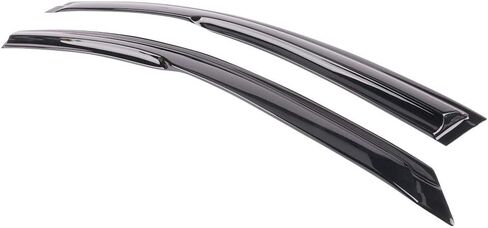 FREEMOTOR802 Tape-on Car Window Deflectors, Compatible with 2018-2025 Honda Accord 10th 11th Gen, Mugen Style Dark Tinted Acrylic Rain Guards Side Window Visors Wind Deflectors, 4-Piece Set in Kuwait
