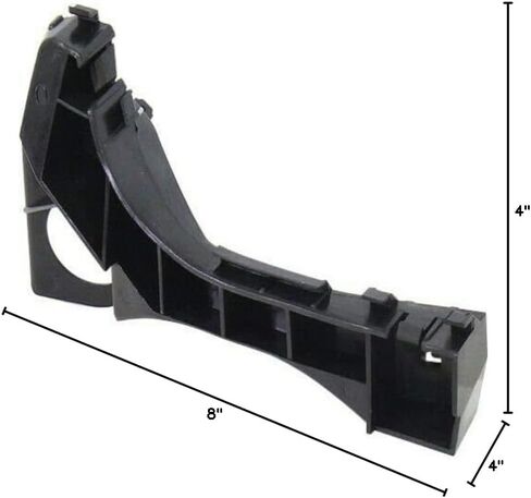 DAT AUTO PARTS Front Driver Side Bumper Cover Support Replacement for 2003-2008 Toyota Matrix, Black Textured Plastic, TO1066148 5211602070 in Kuwait
