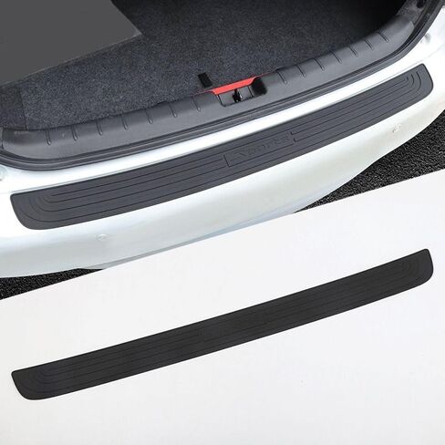 Car Rear Bumper Protector Guard for Toyota Corolla Hatchback,Rubber Trunk Door Entry Guards with Strong Adhesive Anti Scratch Exterior Accessories,A in Saudi Arabia
