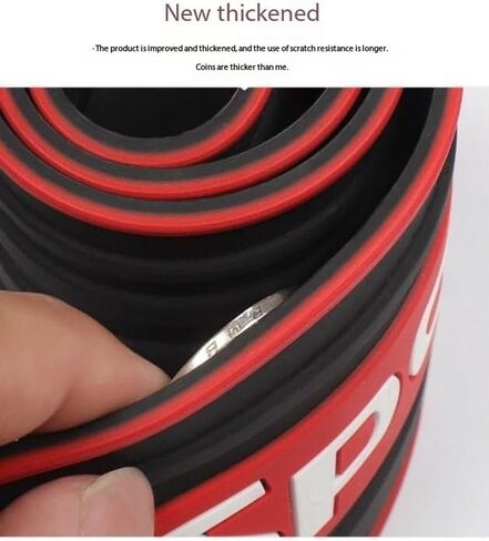 Car Rear Bumper Protector Guard for Toyota Corolla Hatchback,Rubber Trunk Door Entry Guards with Strong Adhesive Anti Scratch Exterior Accessories,A in Saudi Arabia