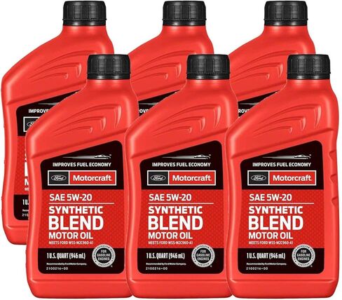 Genuine OEM Premium Synthetic Blend Motor Oil SAE 5W-20-6 Quart in Saudi Arabia