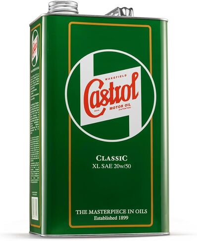 Classic Oil Range XL20w/50 Engine Oil – 5L | SAE 20W-50 Multigrade Mineral Formula for Pre-1980 Cars & Motorcycles | High Wear Protection & Low Consumption | Vintage Vehicle Lubricant in Saudi Arabia
