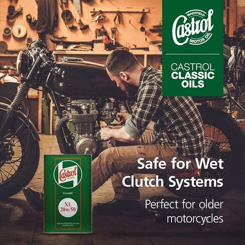 Classic Oil Range XL20w/50 Engine Oil – 5L | SAE 20W-50 Multigrade Mineral Formula for Pre-1980 Cars & Motorcycles | High Wear Protection & Low Consumption | Vintage Vehicle Lubricant in Saudi Arabia