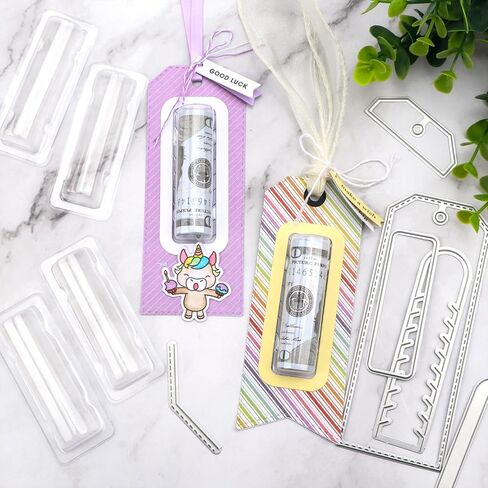 BAOFALI 40PCS Large 3.7x1.5inch Plastic Clear Rectangle Domes; Self-Adhesive for DIY Lip Balm Pouches Money Holder Candies Craft Gift Cards Shaker Card Making Scrapbooking Tool in Saudi Arabia