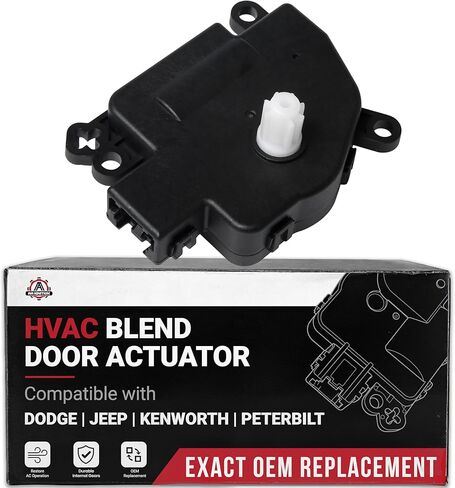 Air Mix Actuator Left Side Replacement by AA Ignition - Fits Infiniti Vehicles - 2014, 2015, 2016, 2017, 2018, 2019, 2020 Q50, Q60 - HVAC Heater Blend Door Actuator - Replaces 27730-4GF0A, 27732-4GF0B in Saudi Arabia