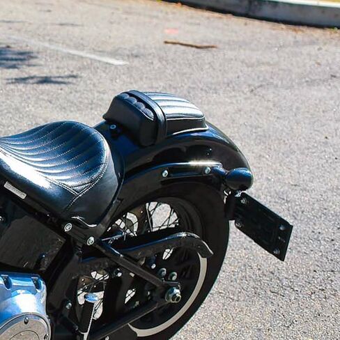 وسادة ناعمة لمقعد الراكب الخلفي من جلد البولي يوريثان متوافقة مع Harley Softail Slim FLS 2012-2017/S FLSS 2016-2017 in Kuwait