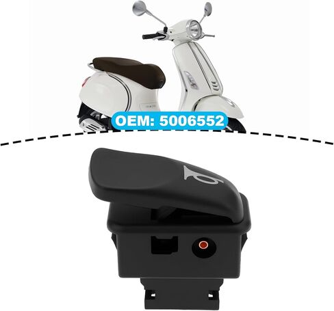SING F LTD Motorcycle Horn Switch Button 5006552 Compatible with Vespa GT L125 GTS 125 LX in Kuwait