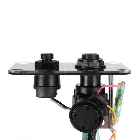 Marine Single Engine Ignition Switch Panel Kit fit for Yamaha Outboard Control 704-82570-08-00 with Keys Emergency Stop Switch Wiring Harness Mounting Screws 704-82570-12-00 704-82570-11-00 in Kuwait