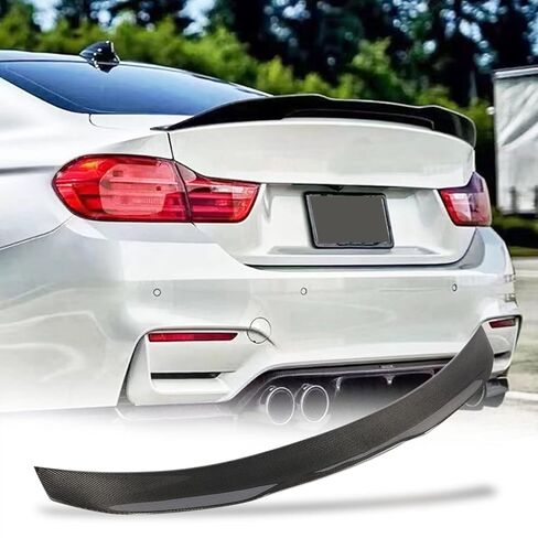 Carbon Fiber Trunk Spoiler for BMW 4 Series M4 F82 Coupe 2014-2019 Rear Boot Duckbill Highkick Wing Lip Factory Outlet in Kuwait