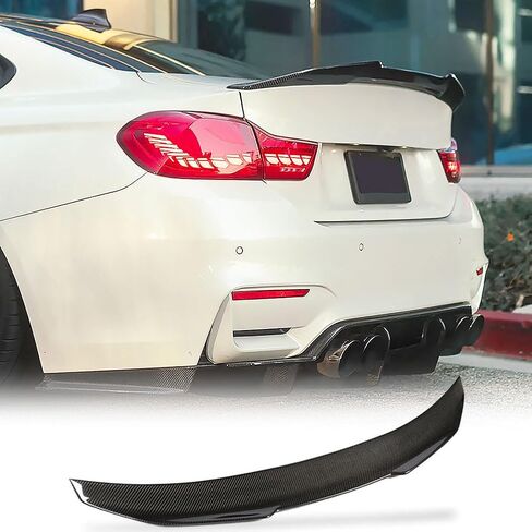 Carbon Fiber Trunk Spoiler for BMW 4 Series M4 F82 Coupe 2014-2019 Rear Boot Duckbill Highkick Wing Lip Factory Outlet in Kuwait