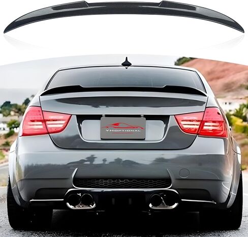 Rear Spoiler for 2011-2016 BMW 5-Series F10/ F10 M5 Sedan, PSM Style BMW 535i 528i 530i Spoiler Top High Back Trunk Wing (Gloss Black) in Saudi Arabia