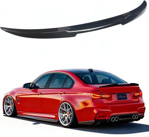 Rear Spoiler for 2011-2016 BMW 5-Series F10/ F10 M5 Sedan, PSM Style BMW 535i 528i 530i Spoiler Top High Back Trunk Wing (Gloss Black) in Saudi Arabia